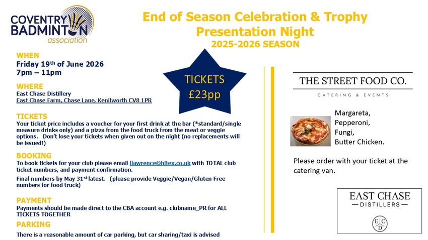 2026 End of Season Celebration